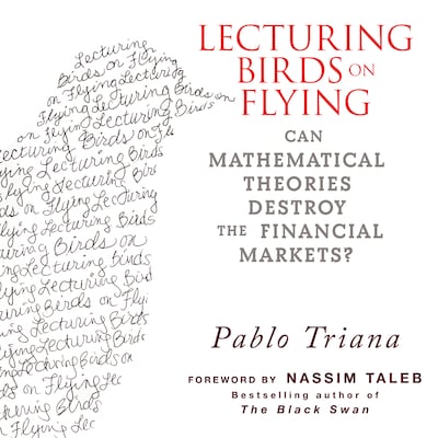 Lecturing Birds on Flying – omslag til lydbogen af Pablo Triana