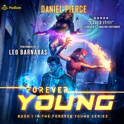 Forever Young – omslag til lydbogen af Daniel Pierce