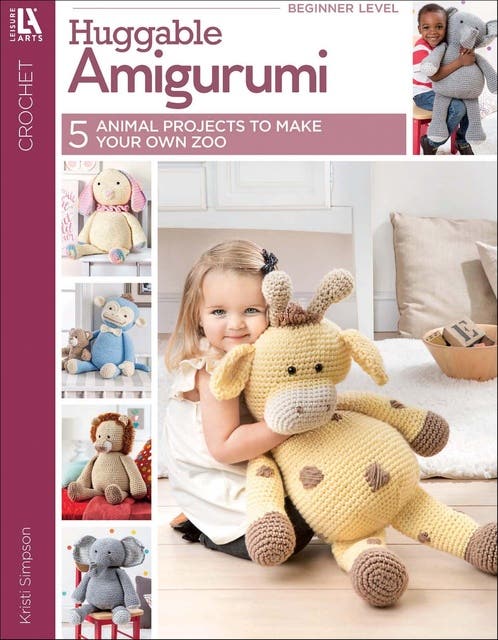 Huggable Amigurumi: 5 Animal Projects to Make Your Own Zoo – omslag til lydbogen af Kristi Simpson