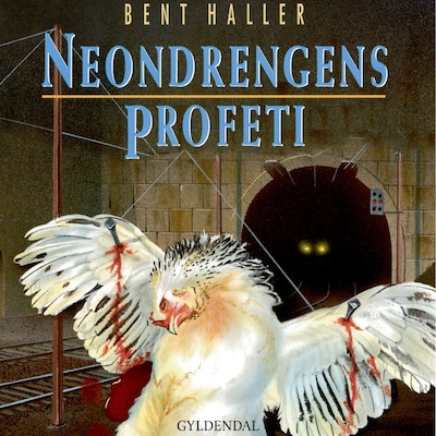 Neondrengens profeti – omslag til lydbogen af Bent Haller