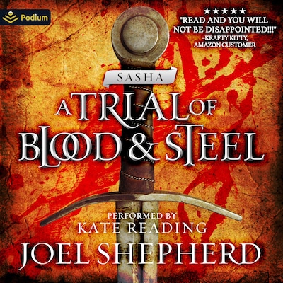 Sasha – omslag til lydbogen af Joel Shepherd