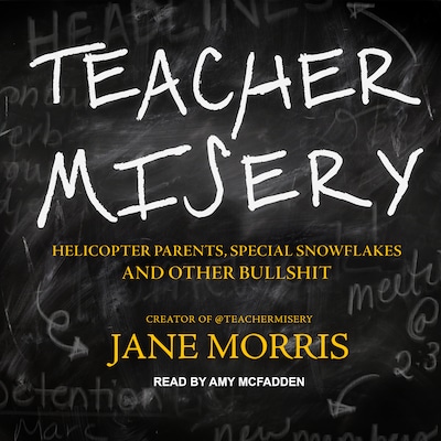 Teacher Misery – omslag til lydbogen af Jane Morris
