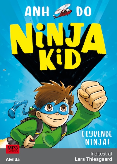 Ninja Kid 2: Flyvende ninja – omslag til lydbogen af Anh Do