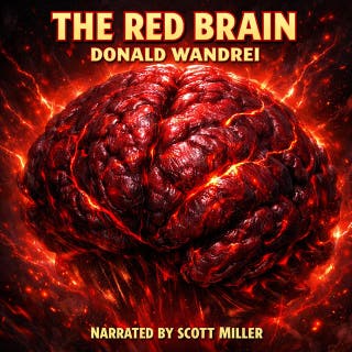 The Red Brain: The Last Minds of Antares – omslag till ljudboken av Donald Wandrei