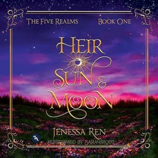 Heir of Sun and Moon – omslag till ljudboken av Jenessa Ren