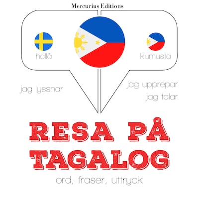 Resa på Tagalog – omslag till ljudboken av JM Gardner