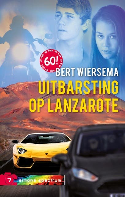 Uitbarsting op Lanzarote – omslag van het luisterboek van Bert Wiersema