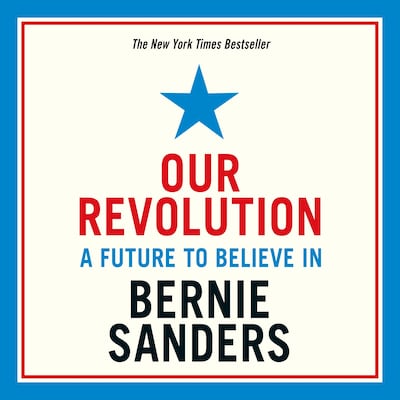 Our Revolution – omslag til lydbogen af Bernie Sanders