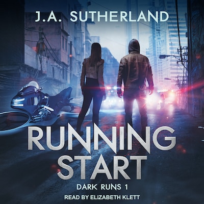 Running Start – omslag til lydbogen af J.A. Sutherland