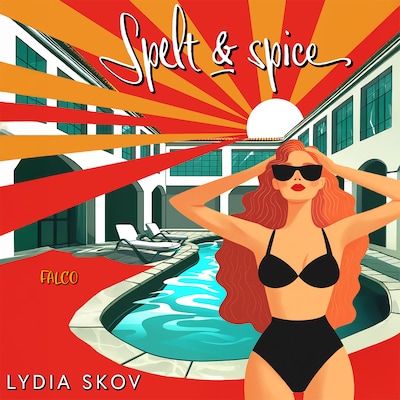 Spelt & spice – omslag til lydbogen af Lydia Skov