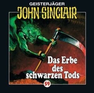 Das Erbe des Schwarzen Tods (John Sinclair 59) – okładka audiobooka, autor Jason Dark