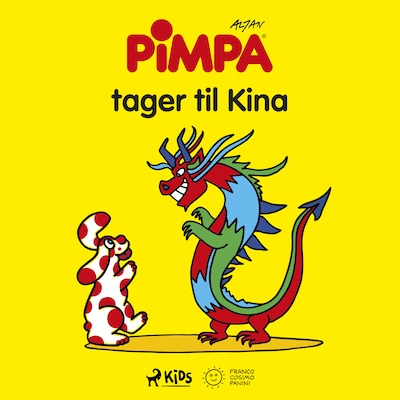Pimpa - Pimpa tager til Kina – omslag til lydbogen af Altan