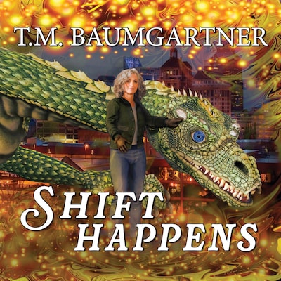 Shift Happens – omslag till ljudboken av T. M. Baumgartner