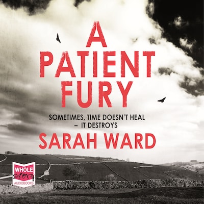 A Patient Fury – omslag til lydbogen af Sarah Ward