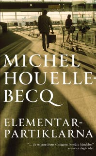 Elementarpartiklarna – omslag till ljudboken av Michel Houellebecq