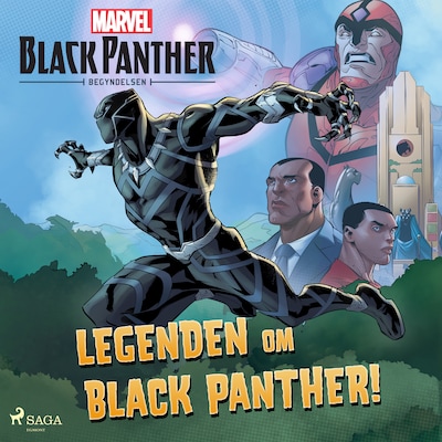 Black Panther - Begyndelsen - Legenden om Black Panther – omslag til lydbogen af Marvel
