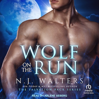 Wolf on the Run – omslag til lydbogen af N.J. Walters
