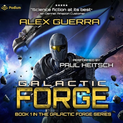 Galactic Forge – omslag til lydbogen af Alex Guerra