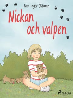 Nickan och valpen – omslag till ljudboken av Nan Inger Östman
