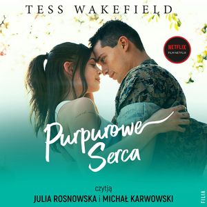 Purpurowe serca – okładka audiobooka, autor Tess Wakefield