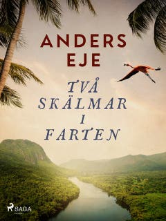 Två skälmar i farten – omslag till ljudboken av Anders Eje