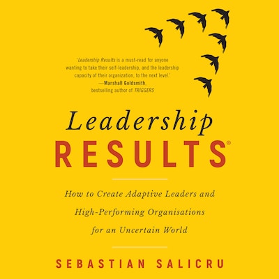 Leadership Results – omslag til lydbogen af Sebastian Salicru