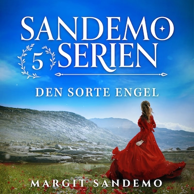 Sandemoserien 5 - Den sorte engel – omslag til lydbogen af Margit Sandemo