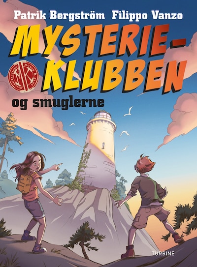 Mysterieklubben og smuglerne – omslag til lydbogen af Patrik Bergström