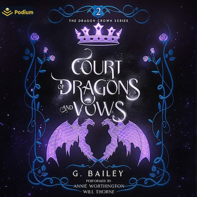 Court of Dragons and Vows – omslag til lydbogen af G. Bailey