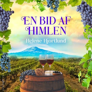 En bid af himlen – omslag til lydbogen af Helene Hjortlund