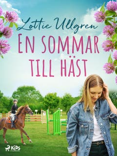En sommar till häst – omslag till ljudboken av Lottie Ullgren