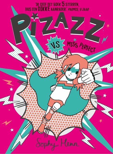 Pizazz vs Miss Perfect – omslag van het luisterboek van Sophy Henn