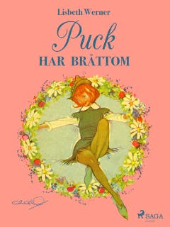 Puck har bråttom – omslag till ljudboken av Lisbeth Werner