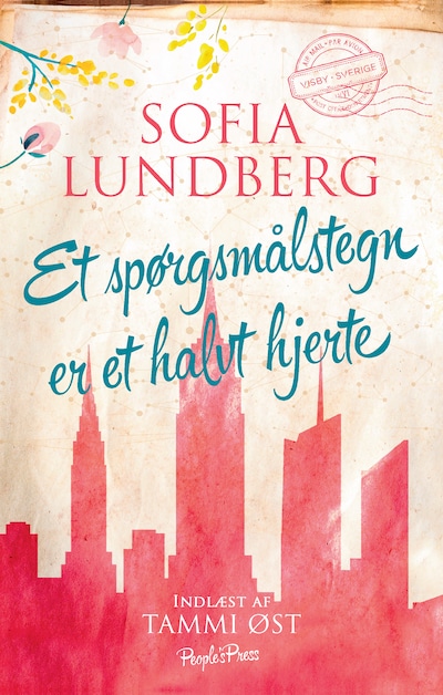 Et spørgsmålstegn er et halvt hjerte – omslag til lydbogen af Sofia Lundberg