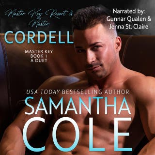Master Key Resort/Master Cordell: A Romantic Suspense Duet – omslag till ljudboken av Samantha Cole