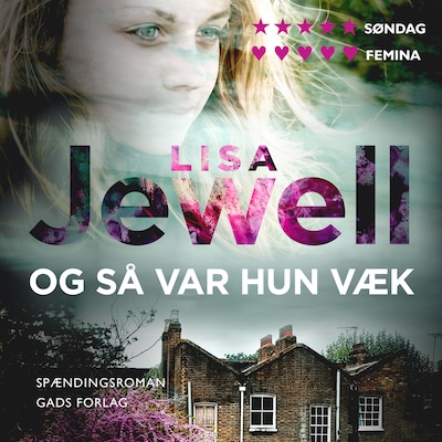 Og så var hun væk – omslag til lydbogen af Lisa Jewell