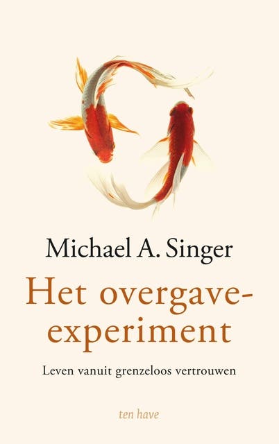 Het overgave-experiment: Leven vanuit grenzeloos vertrouwen – omslag van het luisterboek van Michael Singer