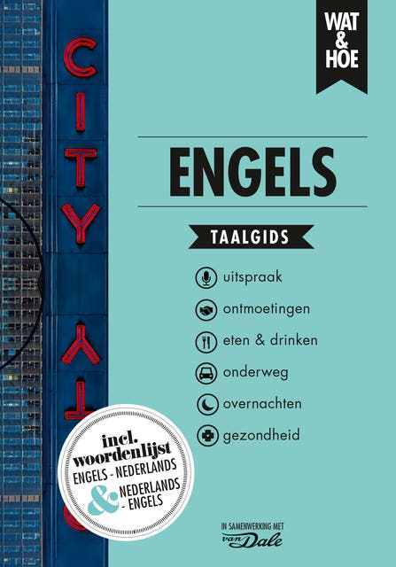 Engels – omslag van het luisterboek van J.H. Hoeks,Wat & Hoe taalgids