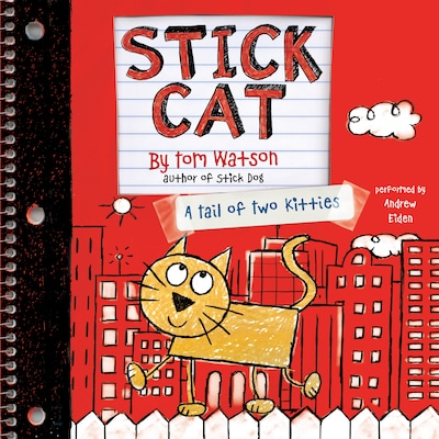 Stick Cat – omslag til lydbogen af Tom Watson