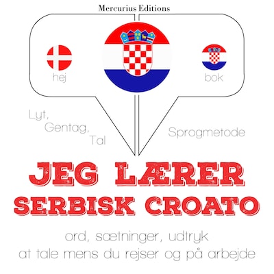 Jeg lærer serbisk croato – omslag til lydbogen af JM Gardner
