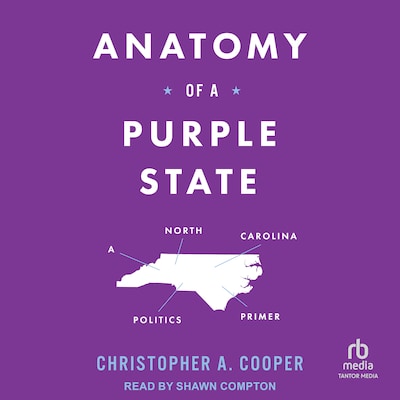 Anatomy of a Purple State – omslag til lydbogen af Christopher A. Cooper