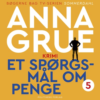 Et spørgsmål om penge – omslag til lydbogen af Anna Grue
