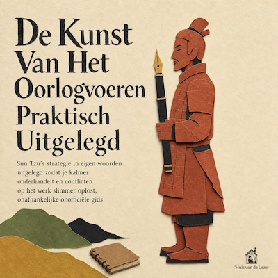 De Kunst Van Het Oorlogvoeren Praktisch Uitgelegd – omslag van het luisterboek van Huis van de Lezer