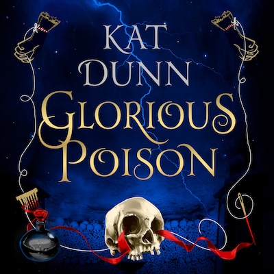Glorious Poison – omslag til lydbogen af Kat Dunn
