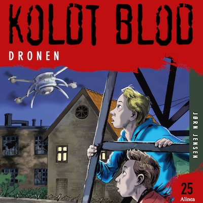 Koldt blod 25 - Dronen – omslag til lydbogen af Jørn Jensen