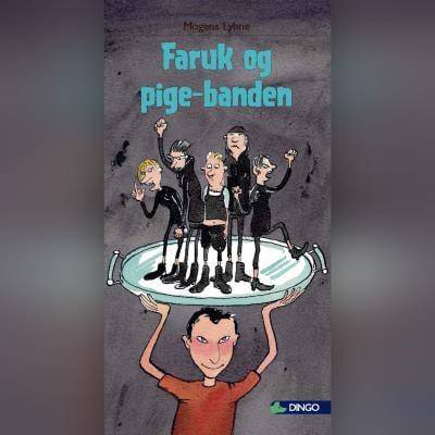 Faruk og pige-banden – omslag til lydbogen af Mogens Lyhne