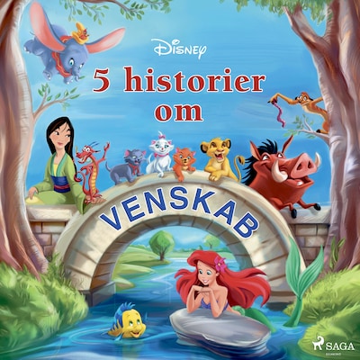 Fem historier om venskab – omslag til lydbogen af Disney