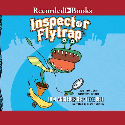 Inspector Flytrap – omslag til lydbogen af Tom Angleberger