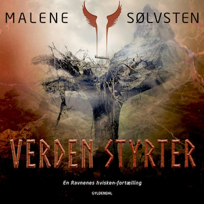 Verden styrter – omslag til lydbogen af Malene Sølvsten