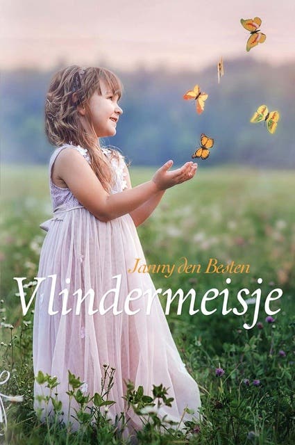 Vlindermeisje – omslag van het luisterboek van Janny den Besten